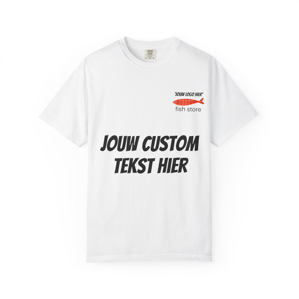 Custom Text T-Shirt — Personalized Front & Back Jersey Style